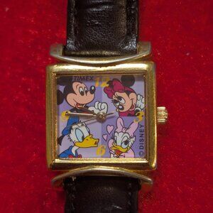 Vintage Timex Mickey Unlimited Square Watch – 4 Character Dial ✨